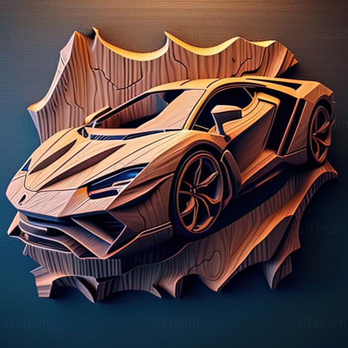 3D model Lamborghini Centenario (STL)